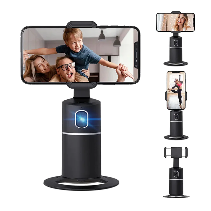 AI Smart Selfie 360° Tracker | Auto Face Tracking, Hands-Free Photography