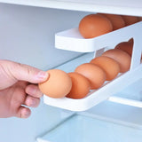 Automatic Scrolling Egg Rack Holder | Space-Saving & Convenient