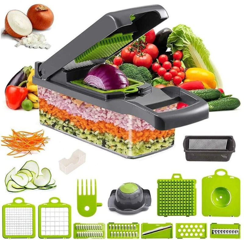 15-in-1 Vegetable Slicer & Chopper | Multifunctional, Time-Saving Kitchen Tool