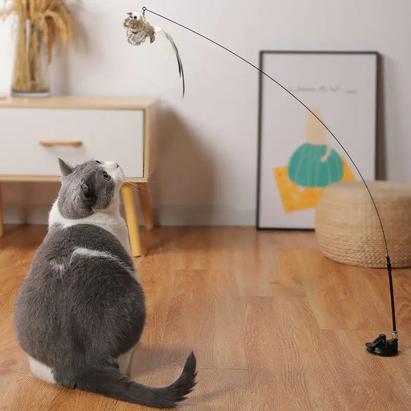 Simulation Bird Interactive Cat Toy – Endless Fun for Your Feline Friend