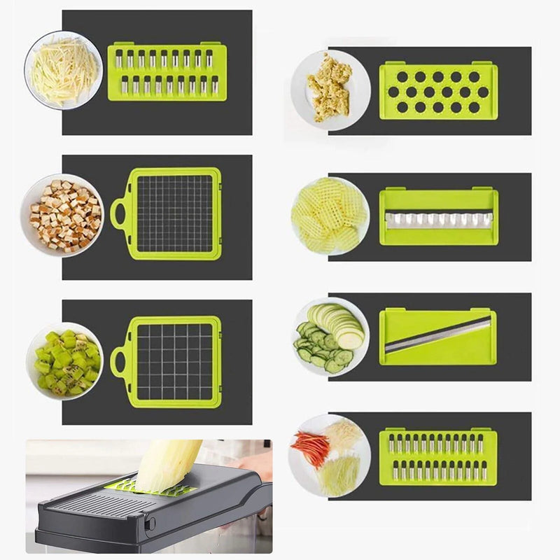 15-in-1 Vegetable Slicer & Chopper | Multifunctional, Time-Saving Kitchen Tool