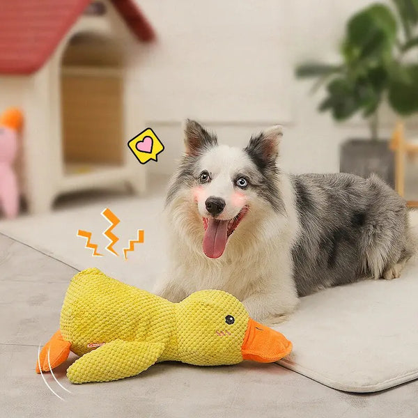 Dog Toy Calming Duck | Plush Companion for Relaxation and Stress Relief