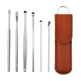 6-Piece Stainless Steel Ear Cleaner Set | Gentle, Durable & Hygienic Earwax Removal