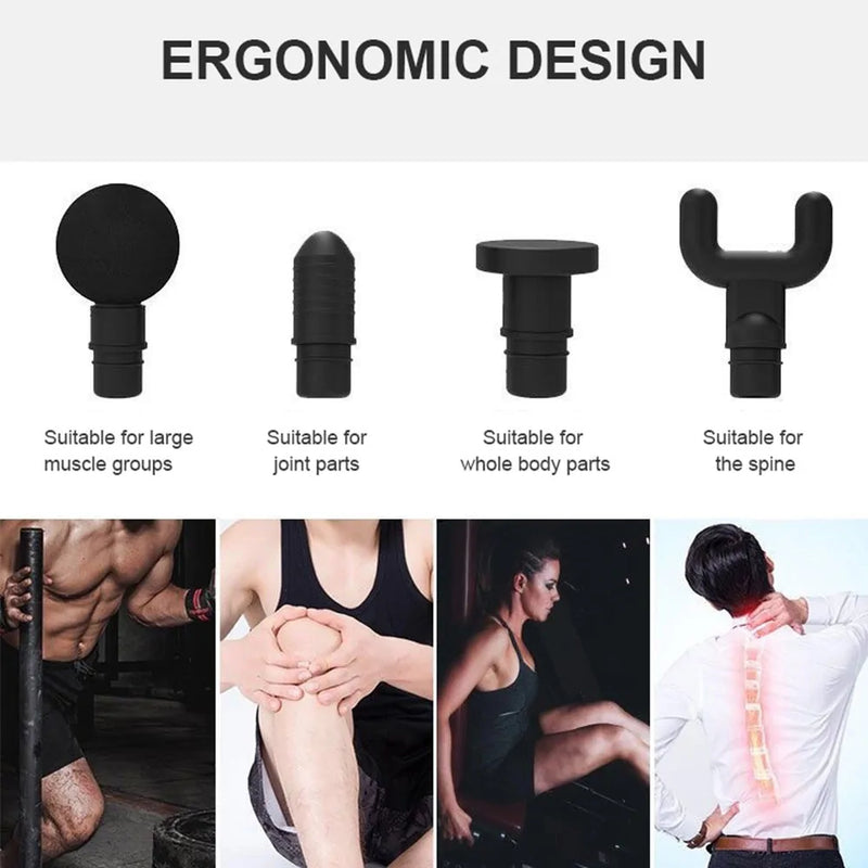 Tissue Massage Gun | Deep Muscle Massager for Pain Relief