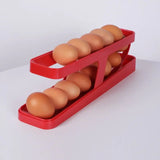 Automatic Scrolling Egg Rack Holder | Space-Saving & Convenient