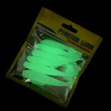 Luminous Soft Lure Grubs | Paddle Tail Design, Durable Silicone & Versatile Fishing Bait