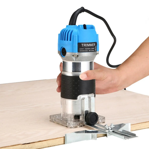 Electric Wood Trimming Machine | Precision Router for Woodworking (800W)