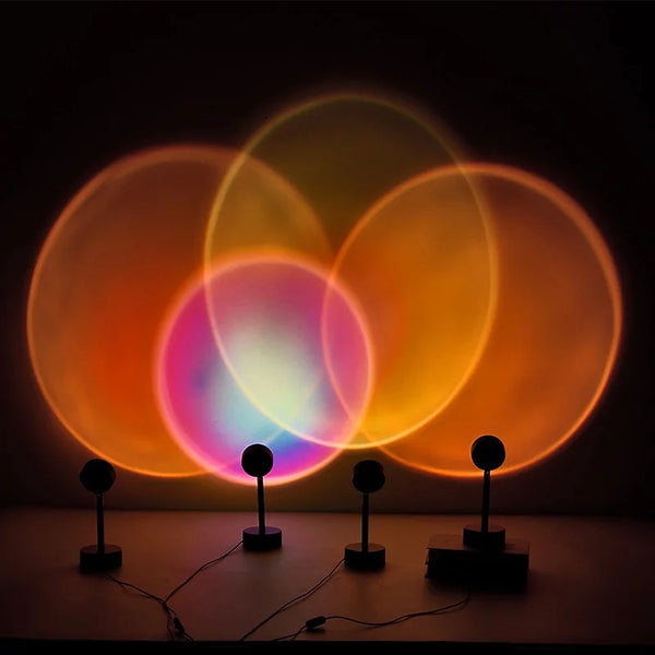 Red Sunset Projector Lamp | Transform Your Space with Mesmerizing Ambiance