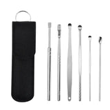 6-Piece Stainless Steel Ear Cleaner Set | Gentle, Durable & Hygienic Earwax Removal