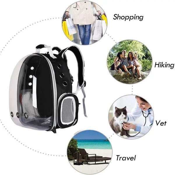 Pet Backpack Carrier | Comfortable, Portable & Breathable for Dogs and Cats