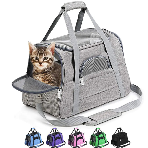 Pet Messenger Carrier Travel Bag | Comfortable & Stylish Pet Travel Companion