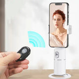 AI Smart Selfie 360° Tracker | Auto Face Tracking, Hands-Free Photography