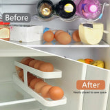 Automatic Scrolling Egg Rack Holder | Space-Saving & Convenient