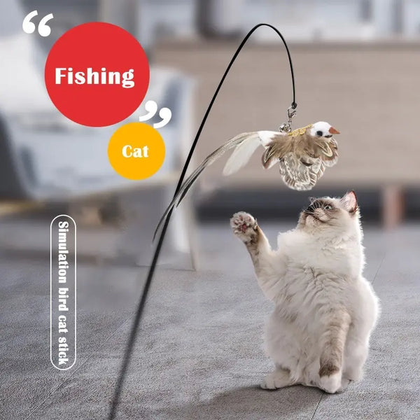 Simulation Bird Interactive Cat Toy – Endless Fun for Your Feline Friend