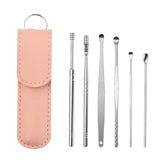 6-Piece Stainless Steel Ear Cleaner Set | Gentle, Durable & Hygienic Earwax Removal